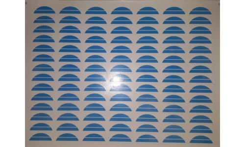 Decalque Meia Lua Azul Claro 2
